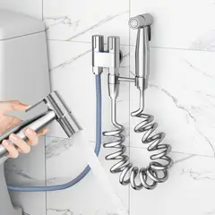 AIZO - Ducha Bidet Arabe Wc Inodoro Acero Inoxidable plata