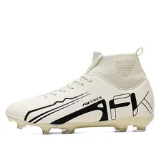 SHANDIAN - Zapatillas de Fútbol Hombre FG zapatos hombre Beige