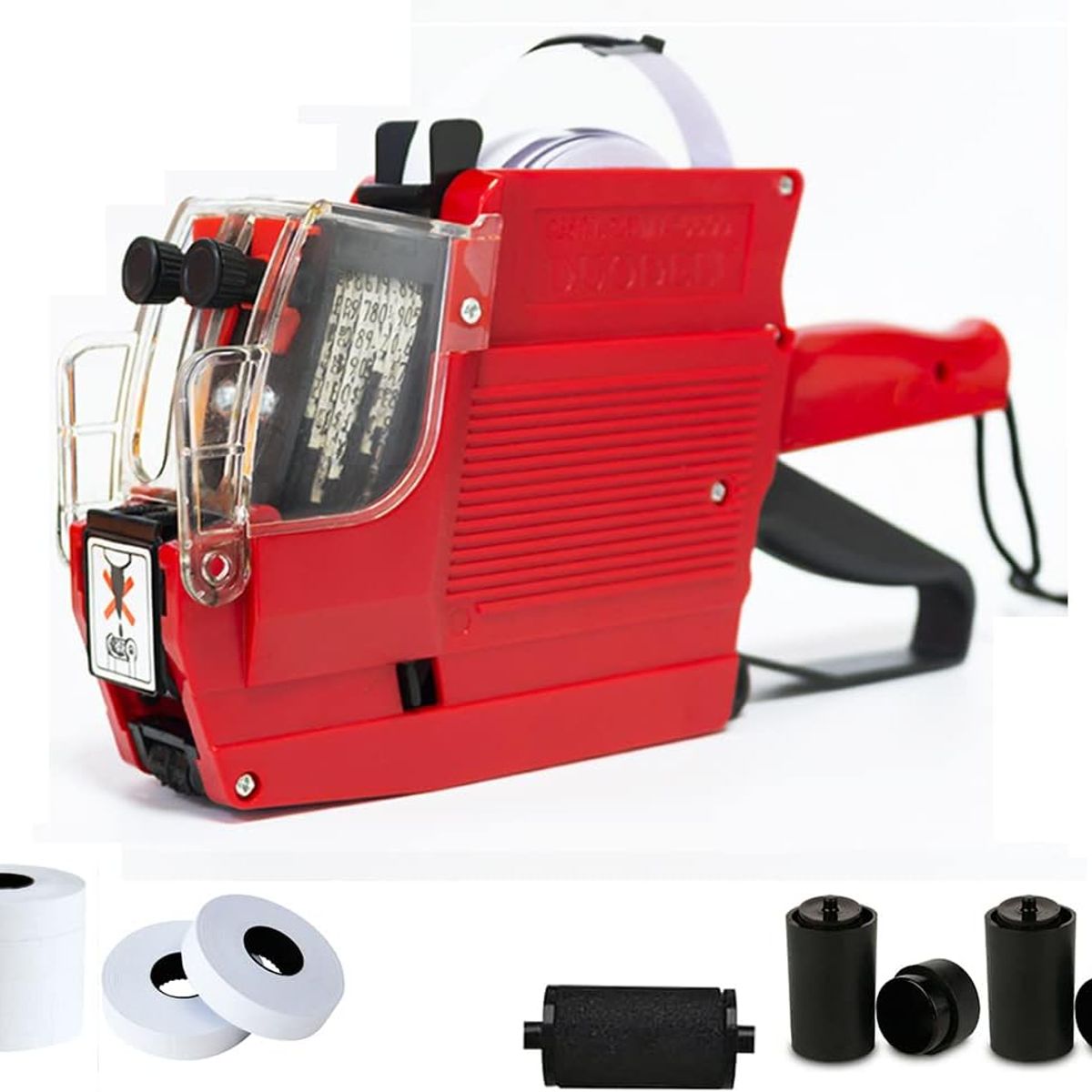 KUANGYE - Etiquetadora Doble Línea Fecha Precio Lote