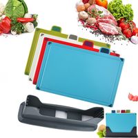 Tablas Para Picar Con Base Colores Indicadores 4 Pcs