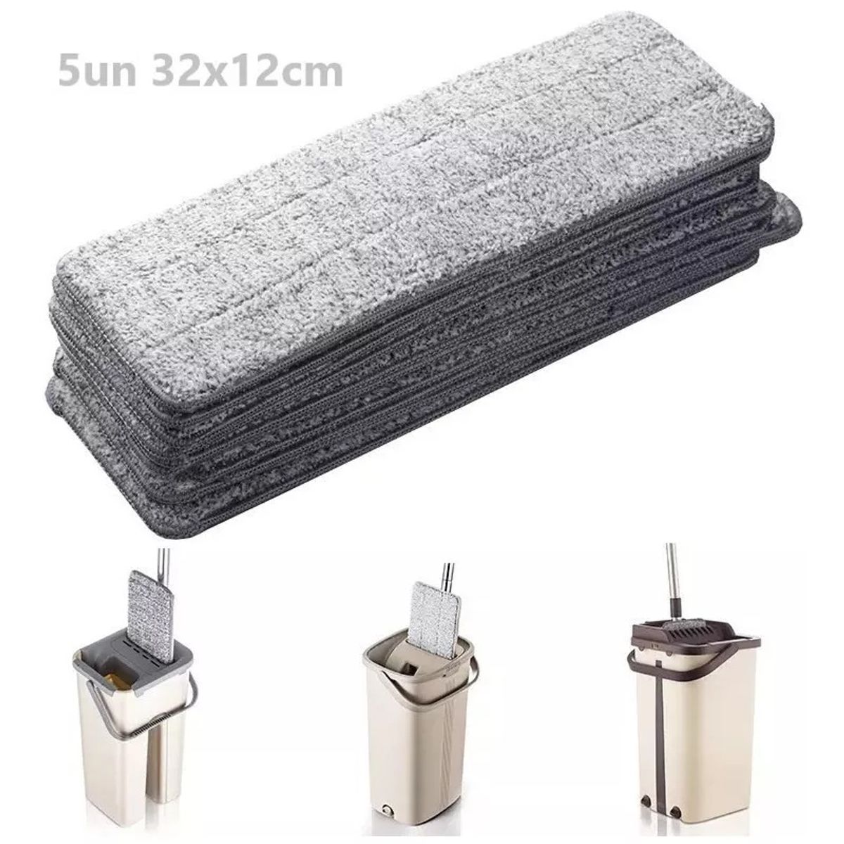 GENERICO - MOPA REPUESTO PARA TRAPEADOR 5bUN 32 X12