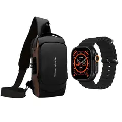 GENERICO - Pack Bolso Banano + Reloj Android Niño Regalo De Navidad