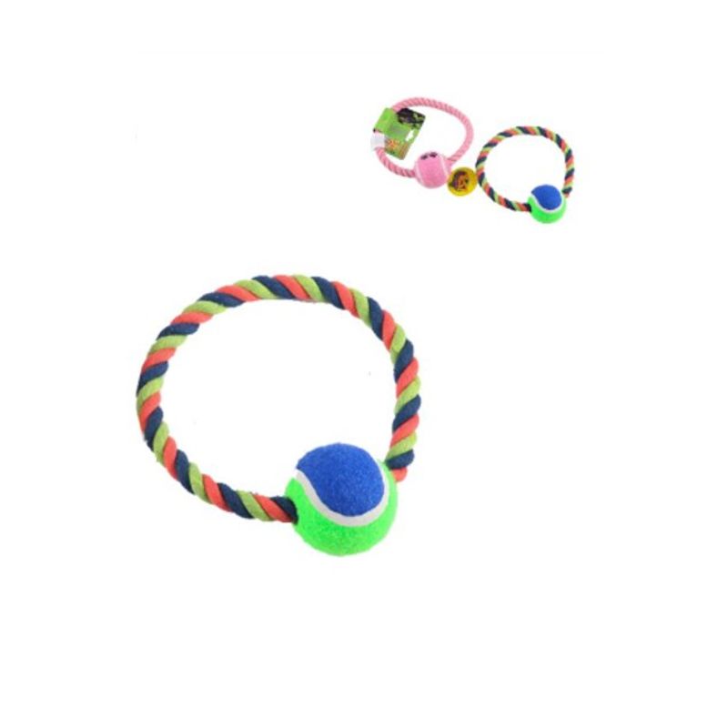 GENERICO - Juguete Para Perros Pelota De Tenis Cuerda Mascota