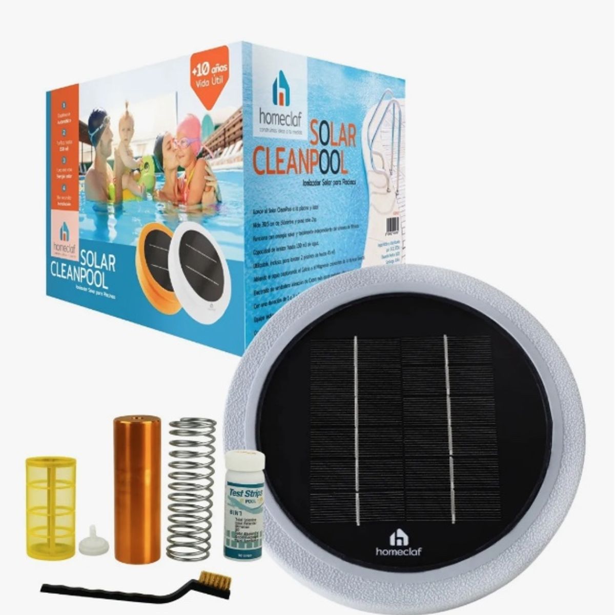GENERICO - onizador Solar Filtro Piscina 150000 Litros + Accesorios