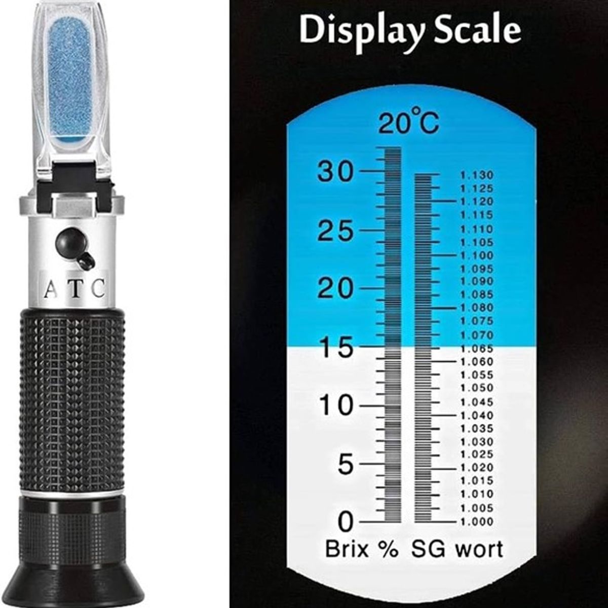 GENERICO - Refractometro Atc Con Caja Plastica 0 A 32 Brix Proimeq