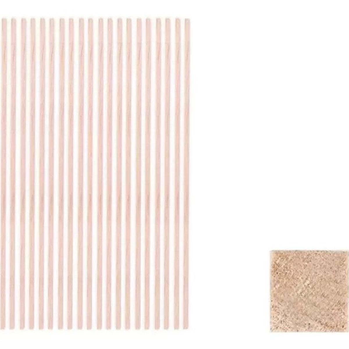GENERICO - Madera De Balsa 300 X 2 X 2mm 20un…