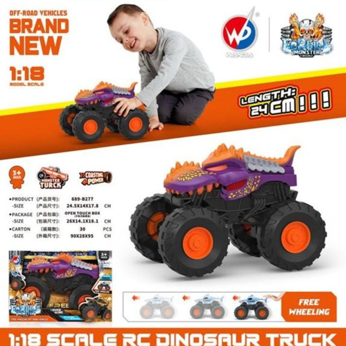 GENERICO - Juguetes De Coche Con Forma De Dinosaurio MORADO