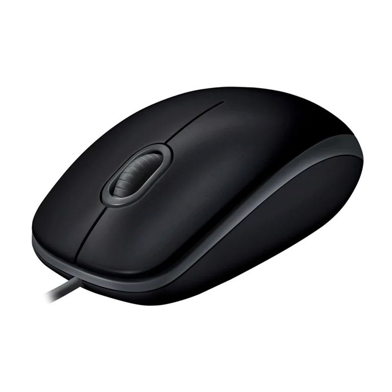 LOGITECH - Mouse Logitech M110 Silent con cable USB Negro