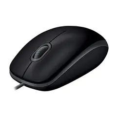 LOGITECH - Mouse M110 Silent con cable USB Negro