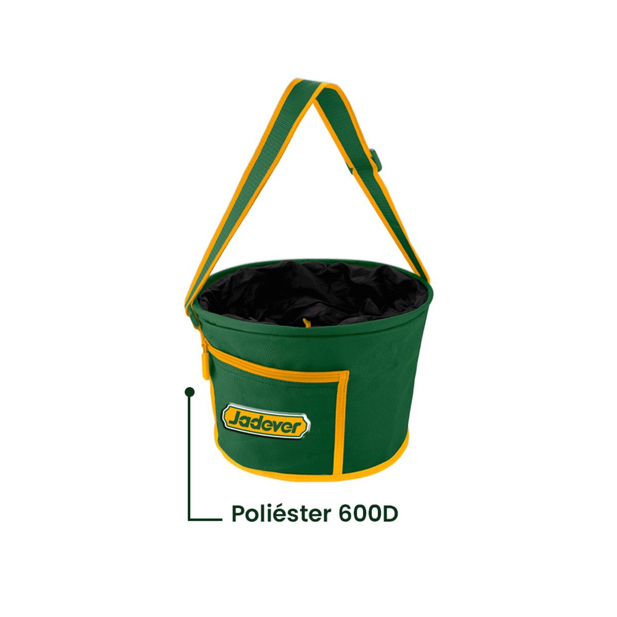 JADEVER - Bolso Bolsa de Trabajo porta Herramientas 250x200mm JADEVER
