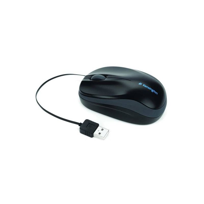 KENSINGTON - Mouse Kensington Pro Fit Retráctil - Negro