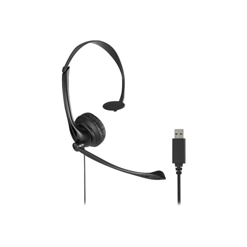 KENSINGTON - Audífonos Kensington Monoaural Conexión USB Negro