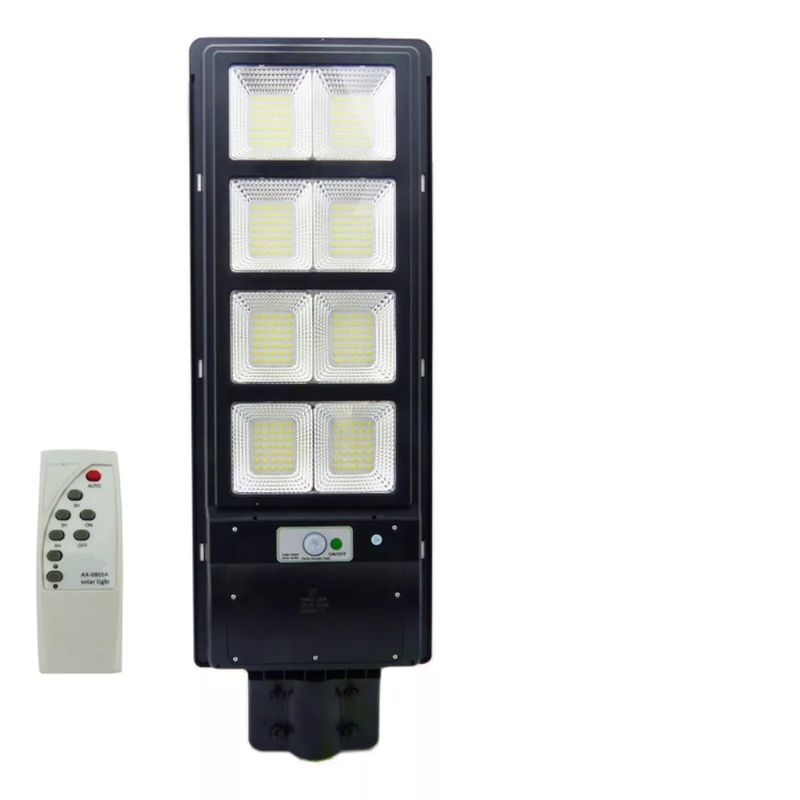 GENERICO - Foco Solar 280 Led 8 Placas 400 Watts con Control Remoto