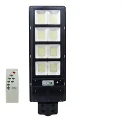 GENERICO - Foco Solar 280 Led 8 Placas 400 Watts con Control Remoto