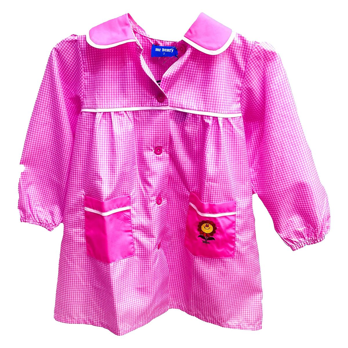 MR HENRY - Delantal - Párvulo  Niña - Rosado