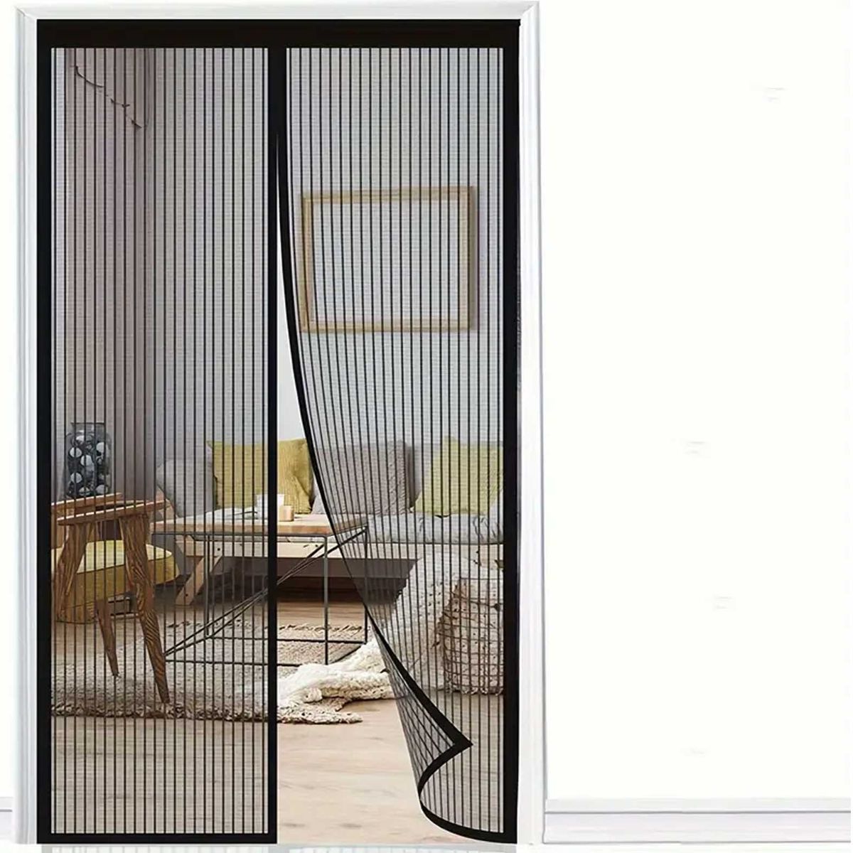 GENERICO - Malla Anti Mosquito Magnética Para Puertas 210x100cm Surtida