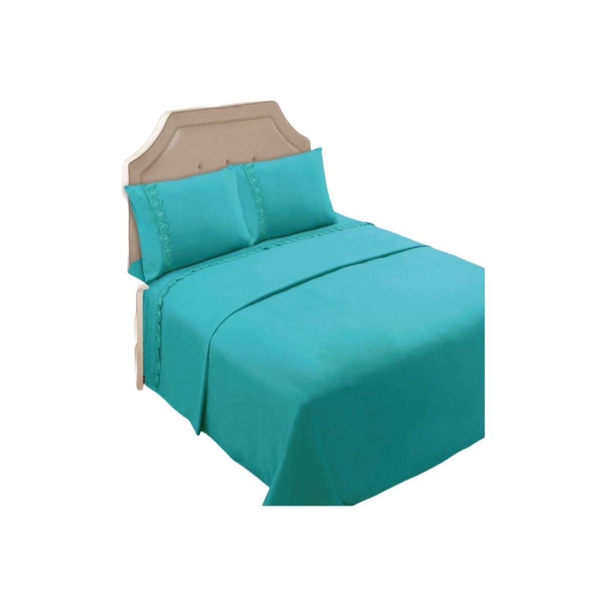 GENERICO - JUEGO DE SABANAS 2 PLAZA CALIPSO 144 HILOS