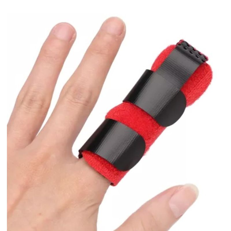 GENERICO - Férula Para Dedo Con Velcro Ajustable Inmovilizador Liviano