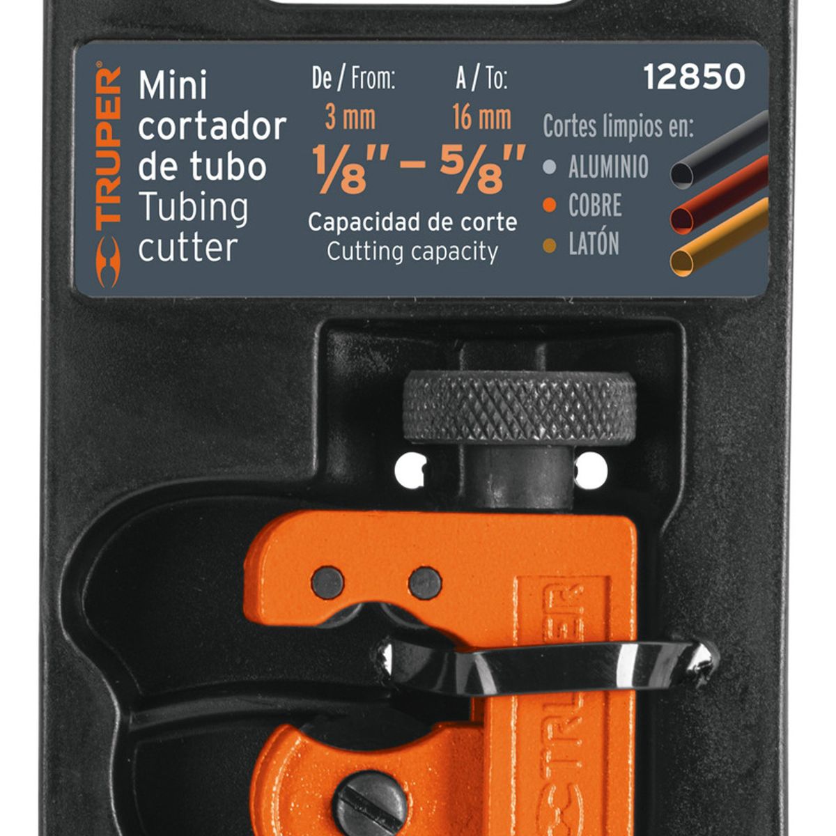 TRUPER - Mini Cortador De Tubo De Cobre 3-16mm Truper 12850