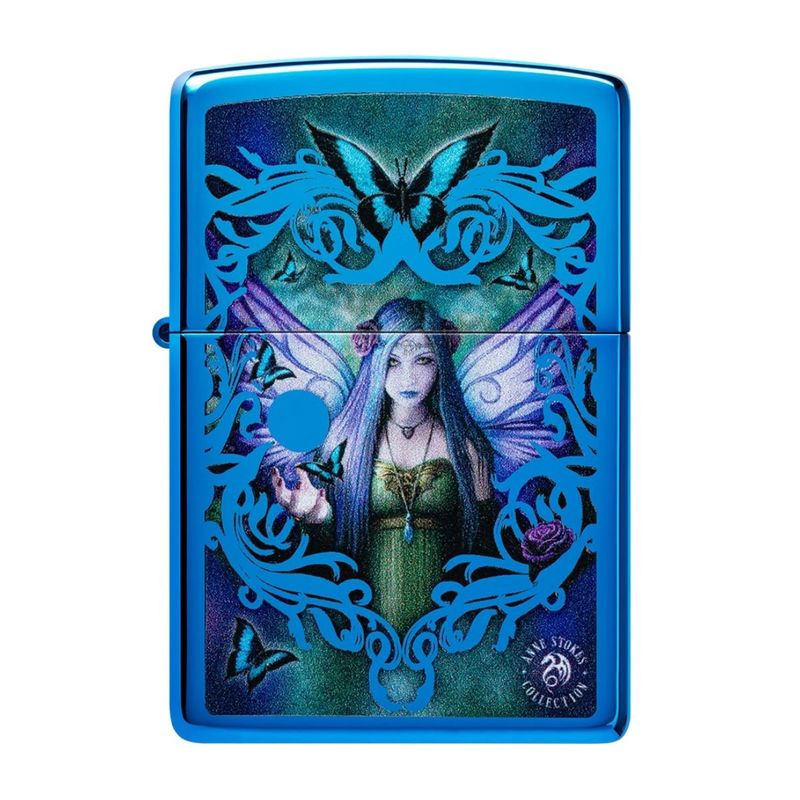 ZIPPO - Encendedor Zippo Anne Stokes Hada Azul ZP48985 - Azul