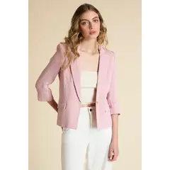 IO - Blazer Liso Rosado