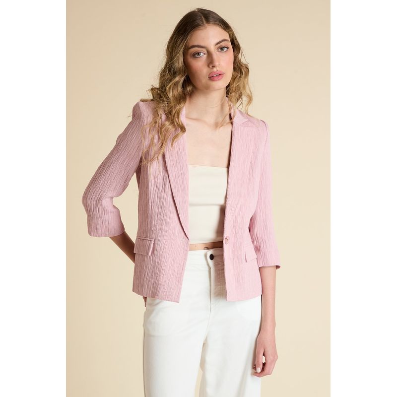 IO - Blazer Rosado Mujer Io