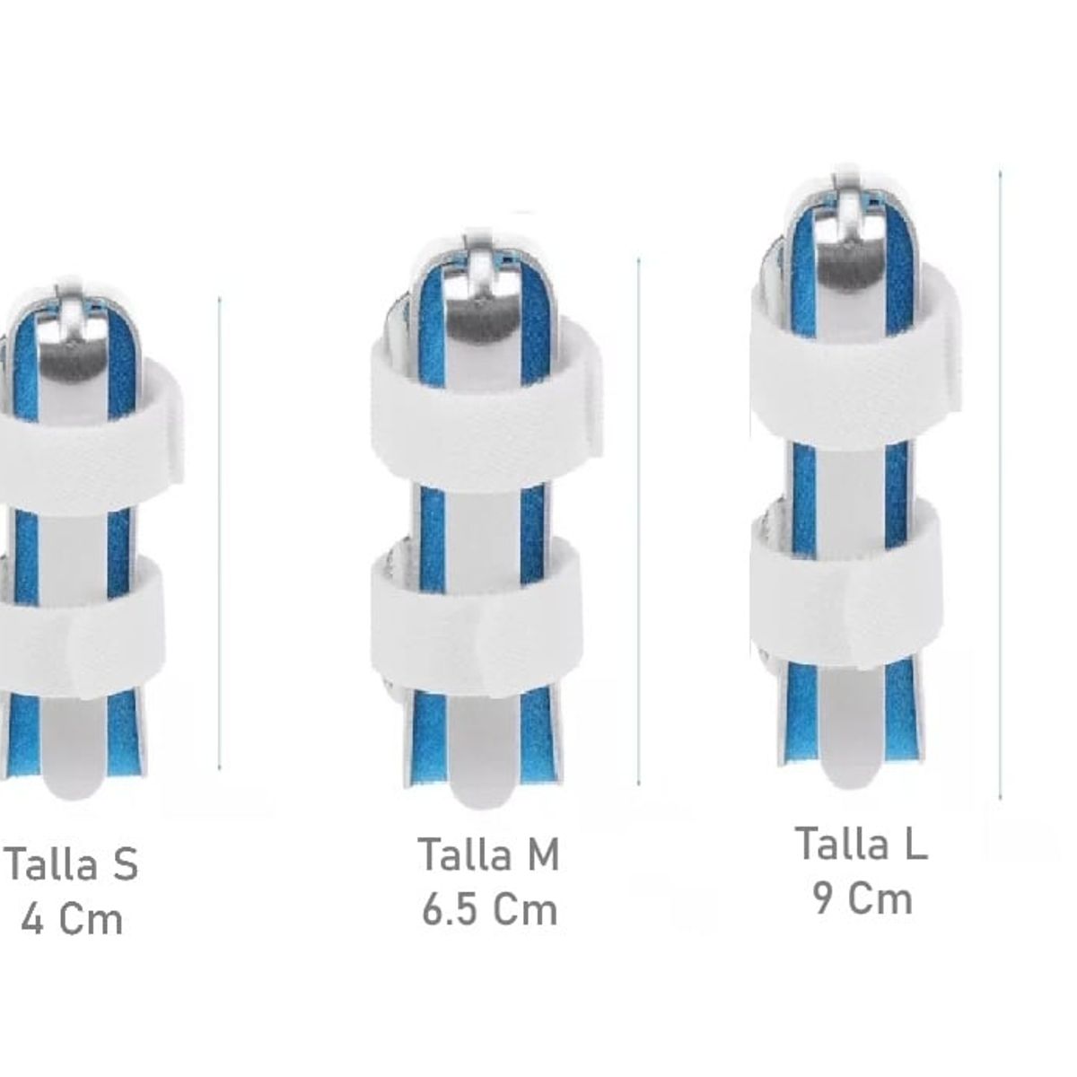 ONEDER - Ferula Inmovilizador De Dedo Completa Con Velcro Talla M