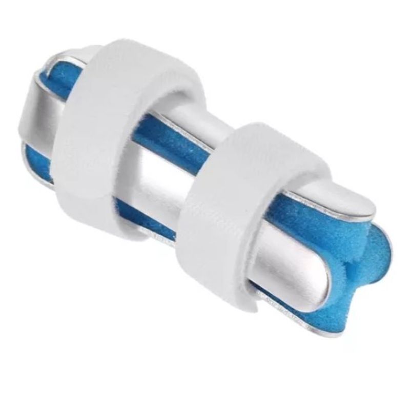 GENERICO - Ferula Inmovilizador De Dedo Completa Con Velcro Talla L