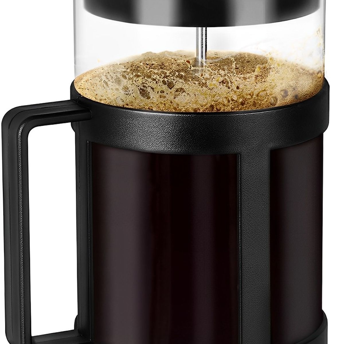 GENERICO - Pack Cafetera Francesa 600ml Prensa + Mini Batidor De Cafe