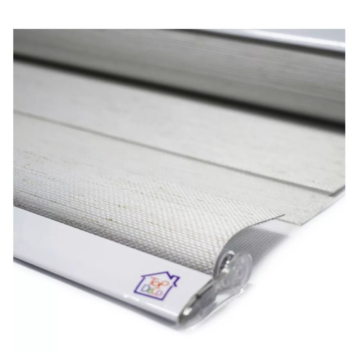 TODODESCUENTO - Cortina Roller Zebra 60x240cm-  Gris