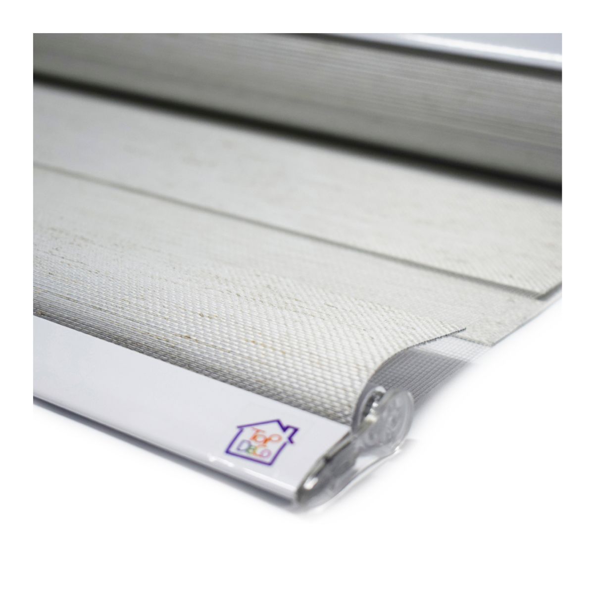 TODODESCUENTO - Cortina Roller Zebra Blackout 120x120cm - Lino