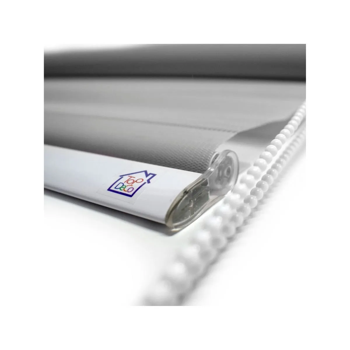 TODODESCUENTO - Cortina Roller Zebra Blackout 140x240cm - Gris