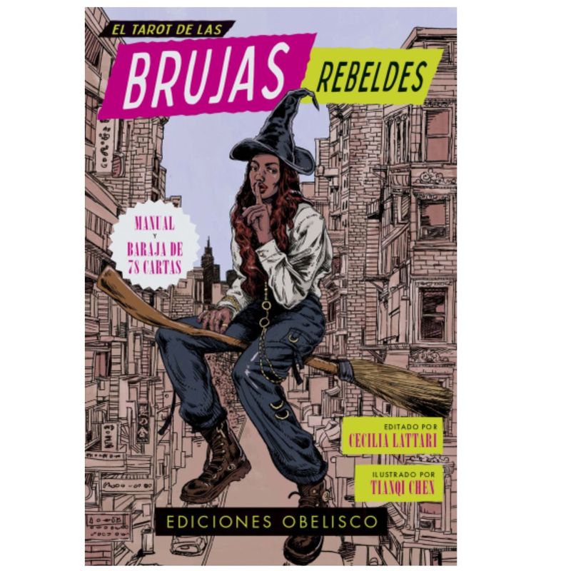 EDICIONES OBELISCO - Libro EL TAROT DE LAS BRUJAS REBELDES (libro+cartas)