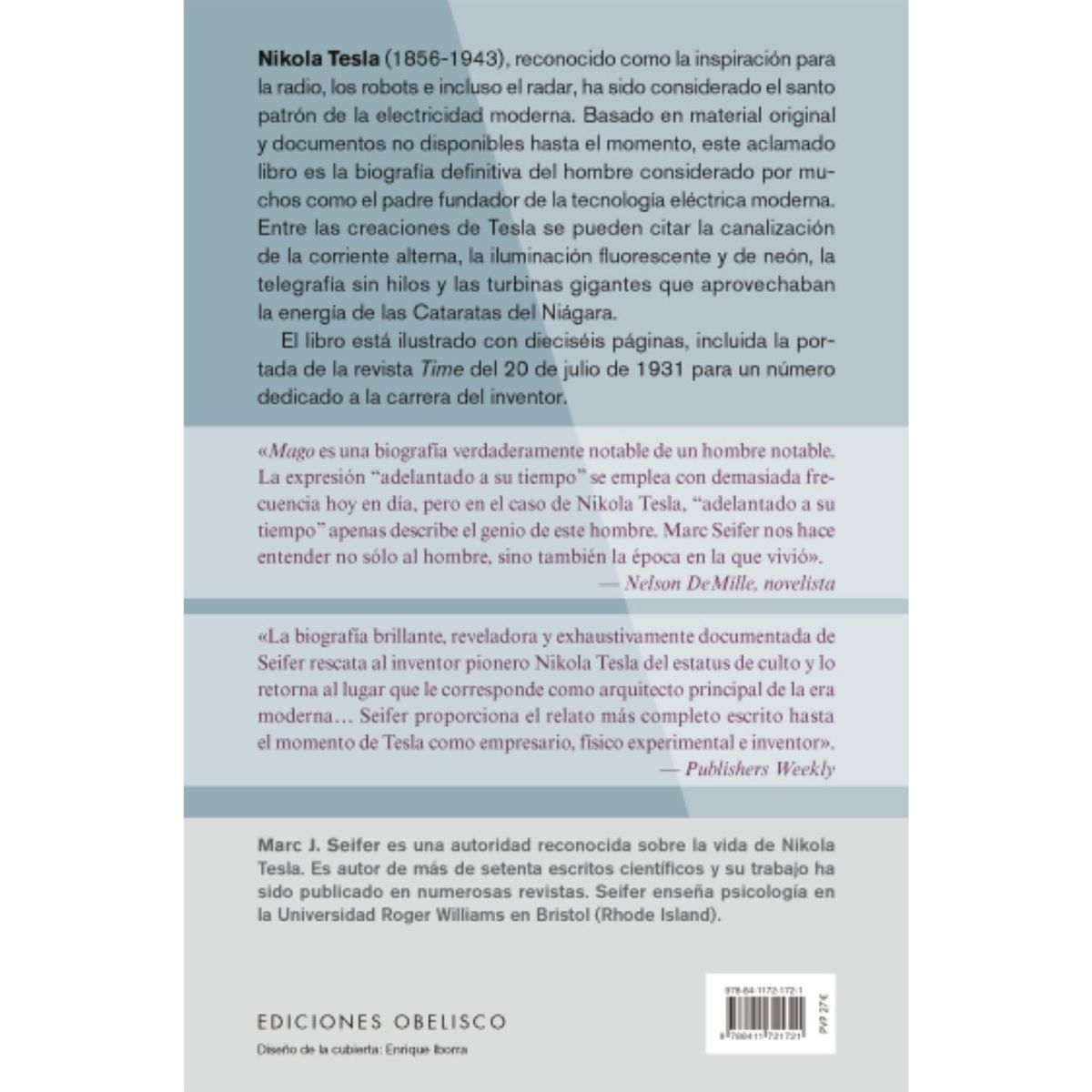 EDICIONES OBELISCO - Mago - La vida y la época de Nikola Tesla