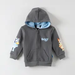 BLUEY - Poleron Niño Detalle Mangas Gris