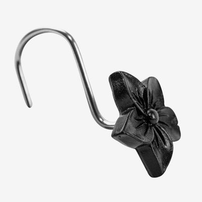 Imagen 2 del producto Cortina de baño 180x180 impermeable + 12 ganchos Santos