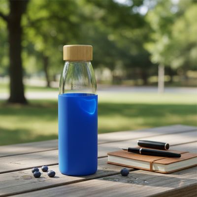 Imagen 2 del producto Botella Vidrio 500 Ml Con Protector