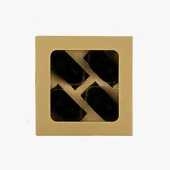 DECO EXPRESS - Set 4 Argollas Servilletas Negro