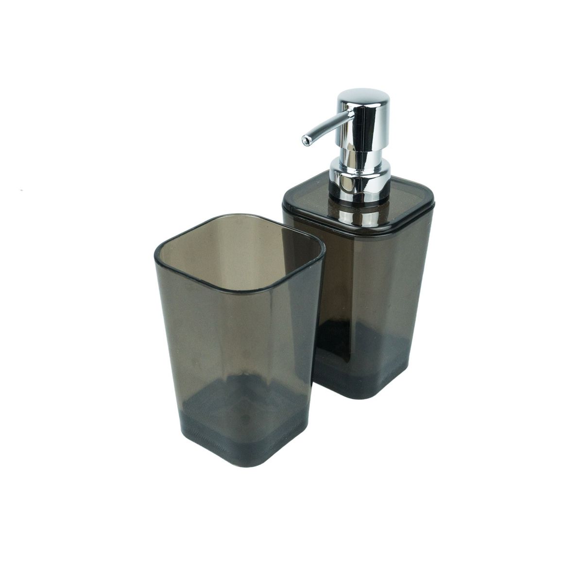 DECO EXPRESS - Dispensador de jabón Praga Ahumado