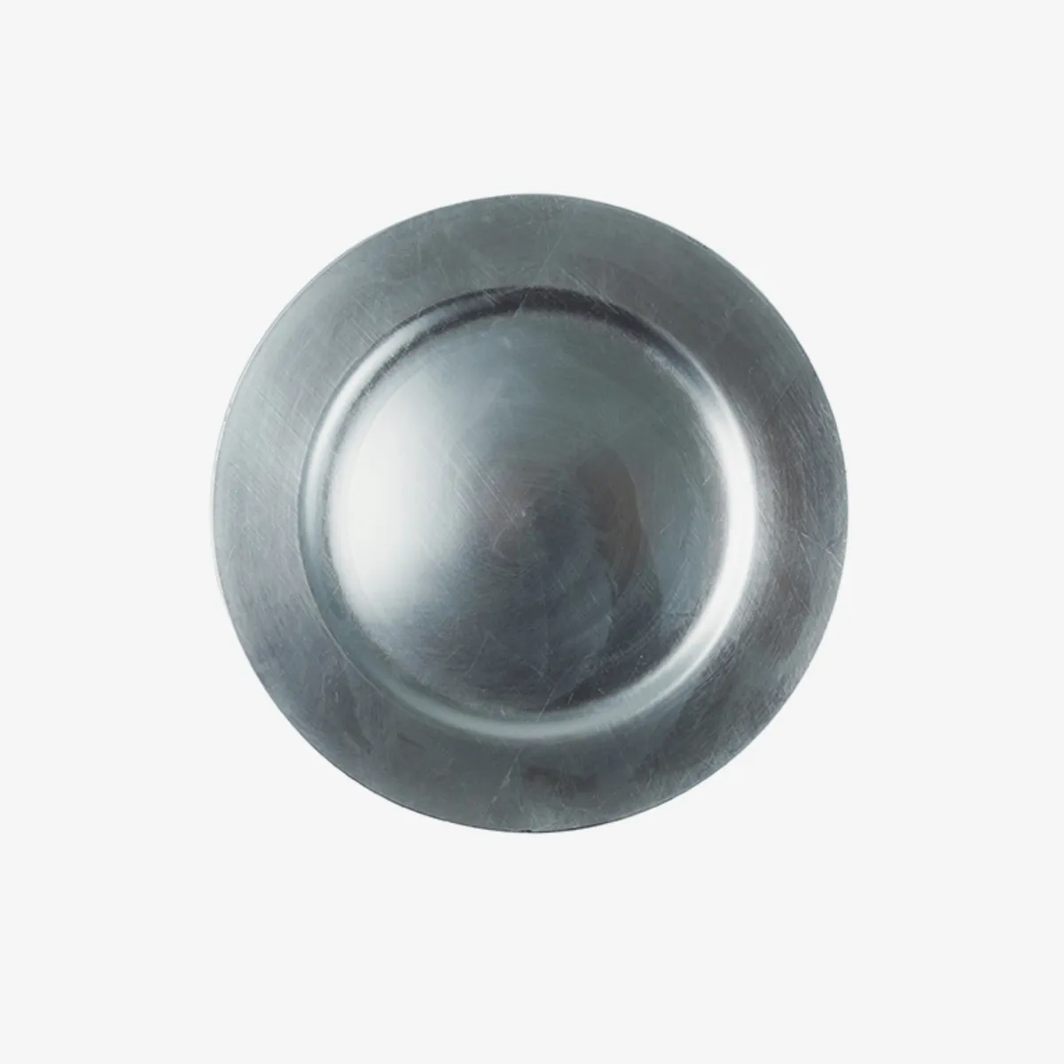 DECO EXPRESS - Plato Base Plateado Set 4 Pzs