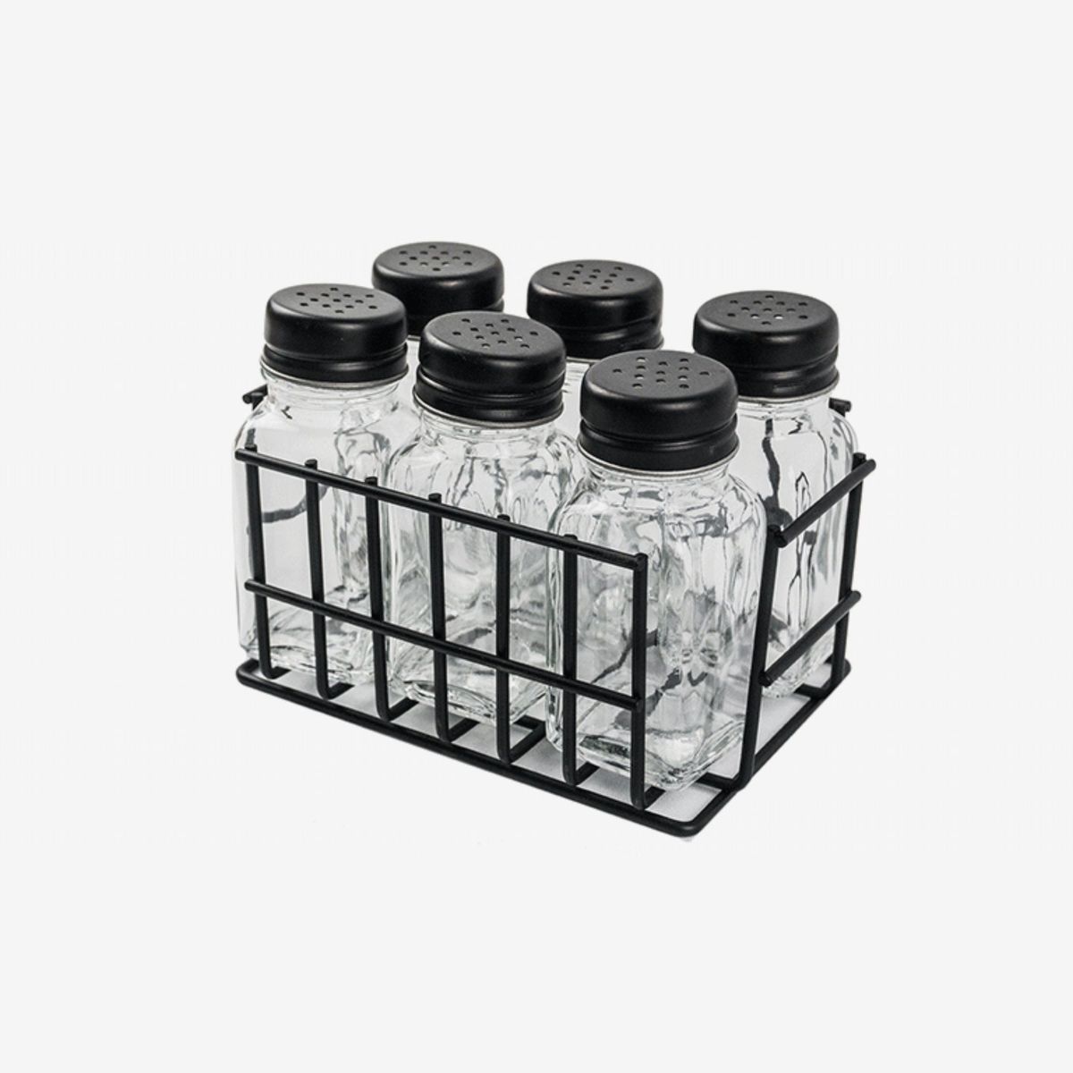 DECO EXPRESS - Set 6 Especieros Black