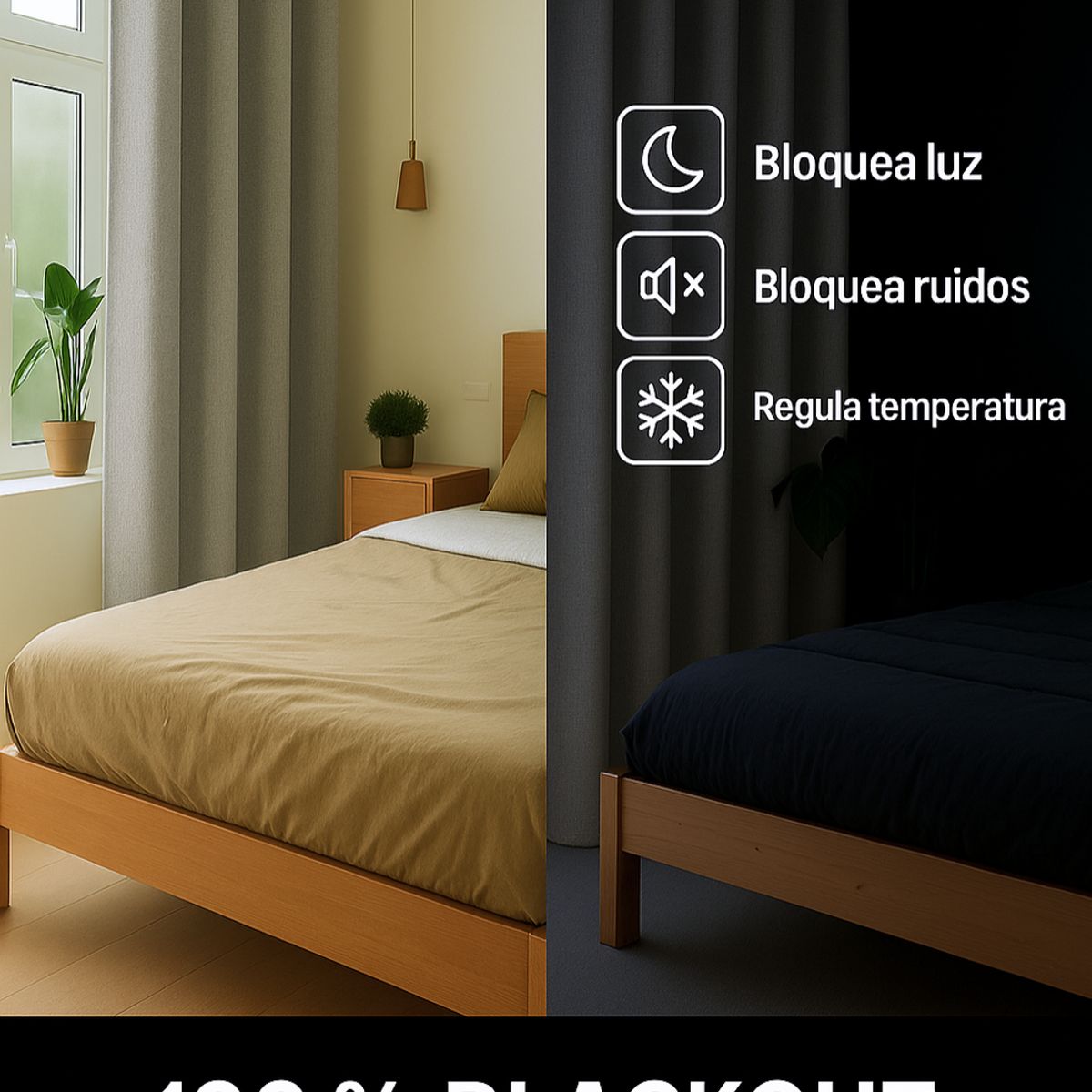 CLEMS CORTINAS - Pack 2 Cortina Jacquard Tradicional 140x225cm Gris Claro