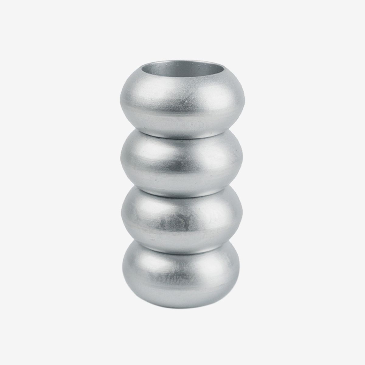 DECO EXPRESS - Set 4 Argollas Servilletas Plateado