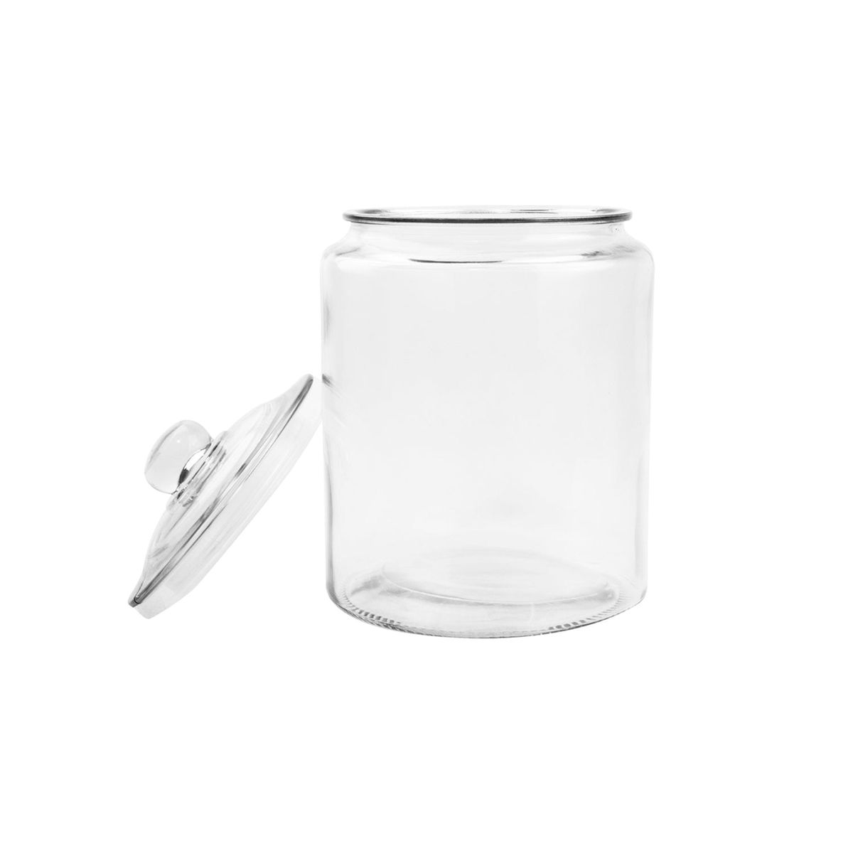 DECO EXPRESS - Frasco Vidrio 29 cm con Tapa