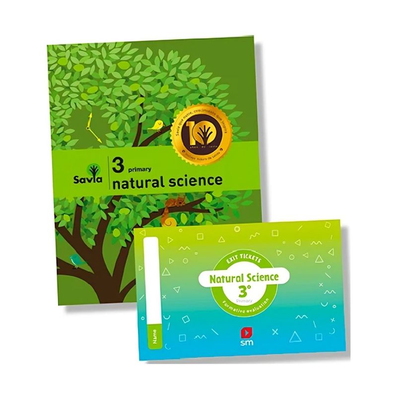 TOP10BOOKS - TEXTO PACK NATURAL SCIENCE 3° SAVIA