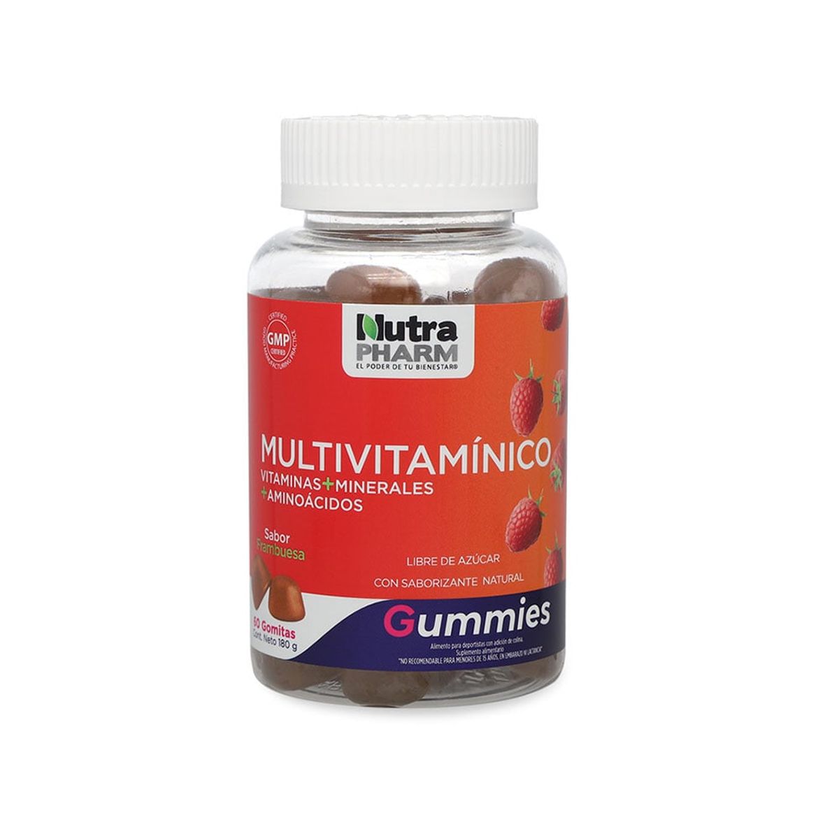 NUTRAPHARM - Multivitamínico x60 gomitas, Nutrapharm