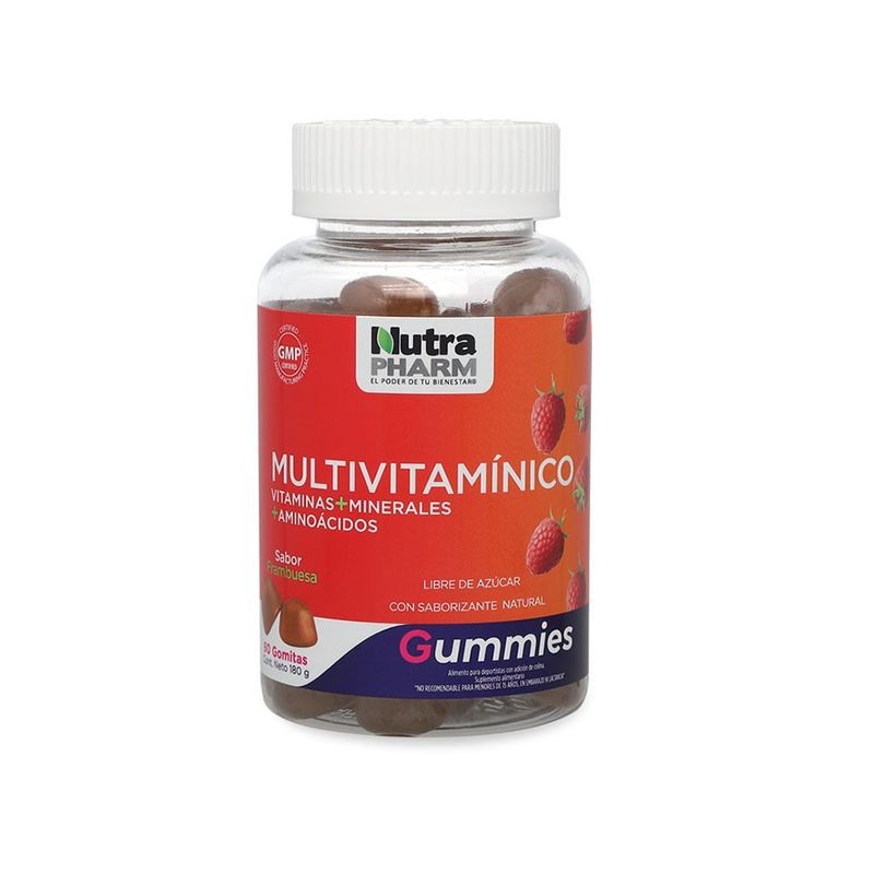 NUTRAPHARM - Multivitamínico x60 gomitas, Nutrapharm