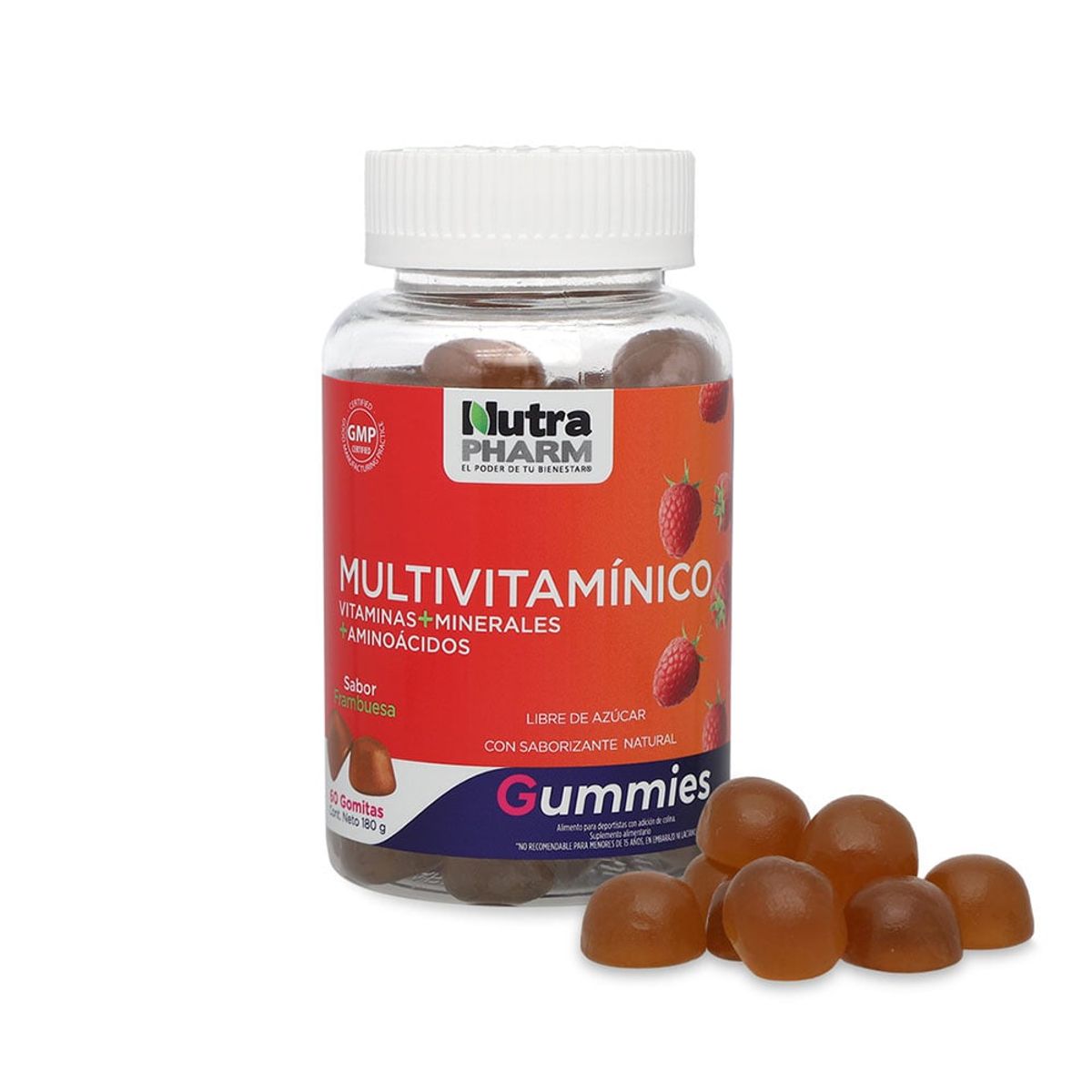 NUTRAPHARM - Multivitamínico x60 gomitas, Nutrapharm