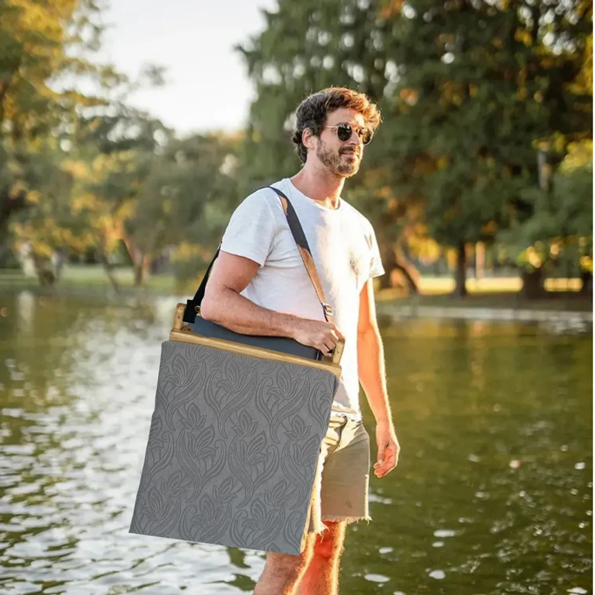 GENERICO - Respaldo Reposera de Playa Portátil