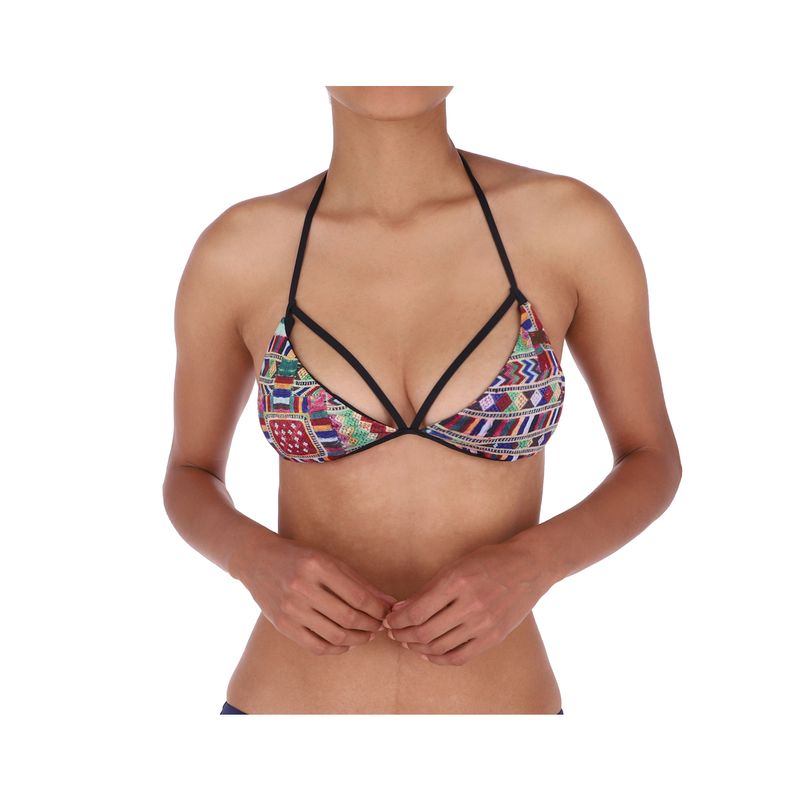 ROXY - Top Bikini Mujer Roxy Cuba Salsa Super Duper Legi Multicolor